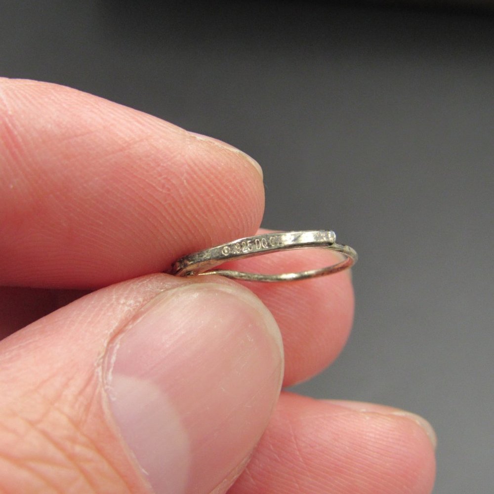 Sterling Silver Rustic Solitaire Cz Earrings - image 4